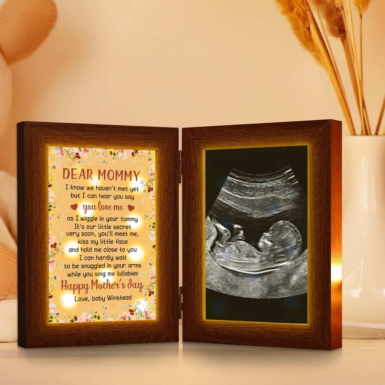 Custom New Born Baby Photo Frame Light Room Decor