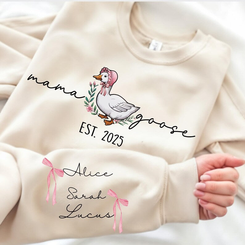 Custom Mom Goose Png Gift For Mom