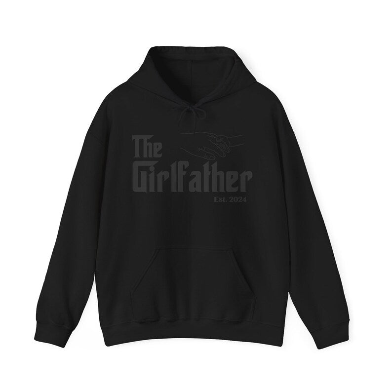 The Girlfather Hoodie, Personalized Dad of Girl Hoodie, Gift for Dad of Girls, Fathers Day Hoodie