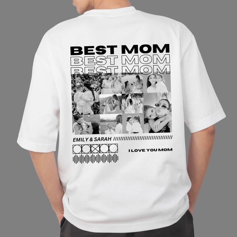 Klamay™ Unique Custom Photo Tee 💗 Crewneck 💗 Hoodie For Mother's Day Gift