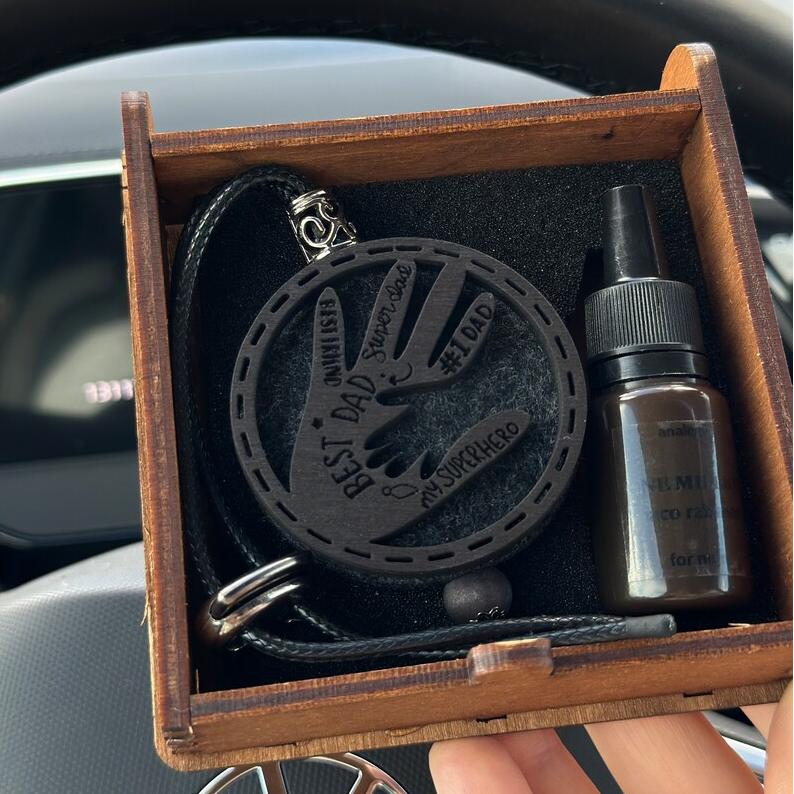 Custom Gift Box For Dad, Car Oil Diffuser, Fathers Day Gift