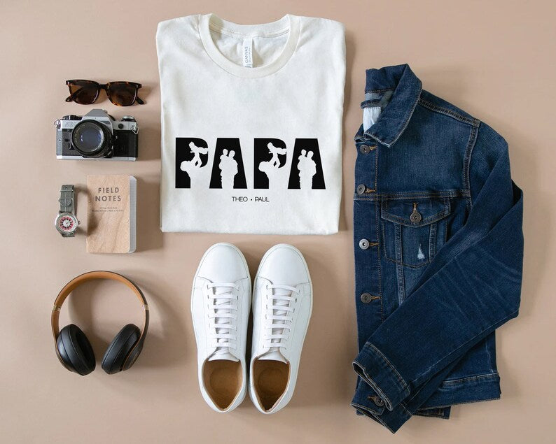 Personalized Shirt For Father's Day, Father's Day Gift, Custom Shirt For Fathers With Name Or Year