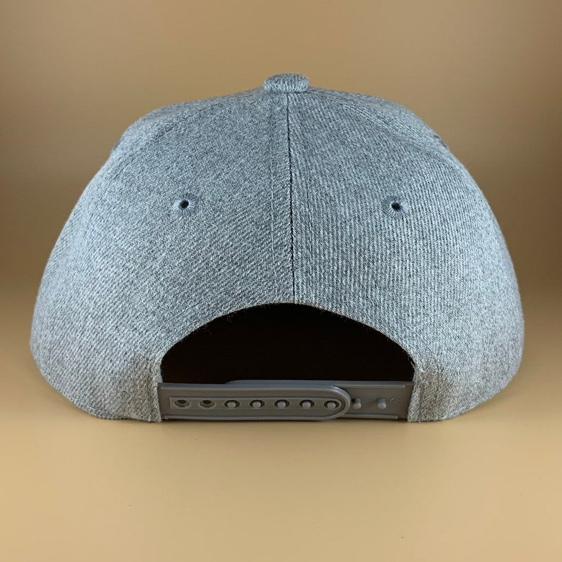 Matching Father/Son Flat-Billed Hats with Custom Initials Personalization (2 hats)【Free Shipping】