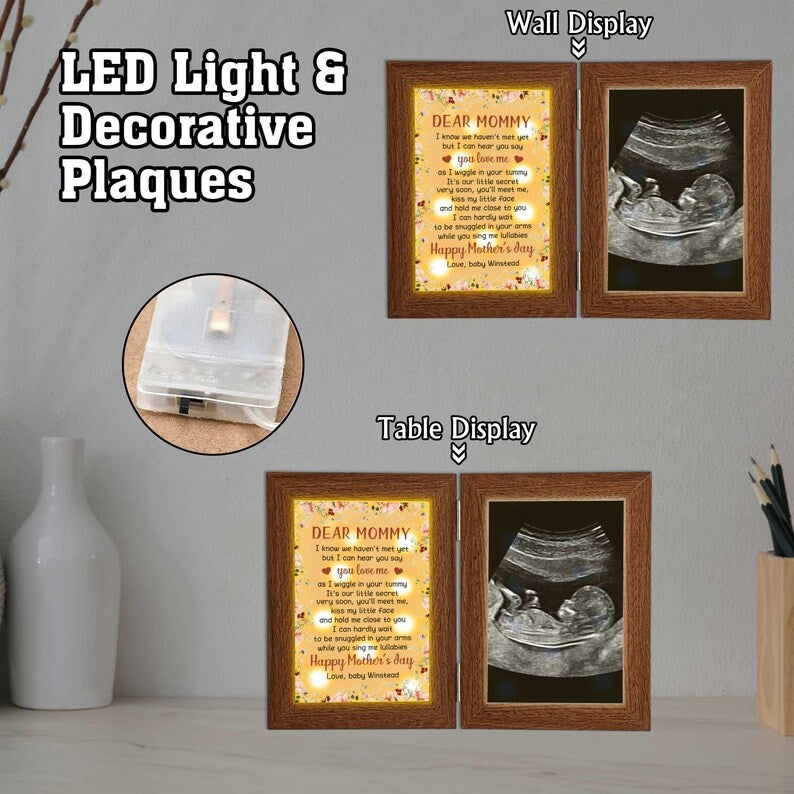 Custom New Born Baby Photo Frame Light Room Decor