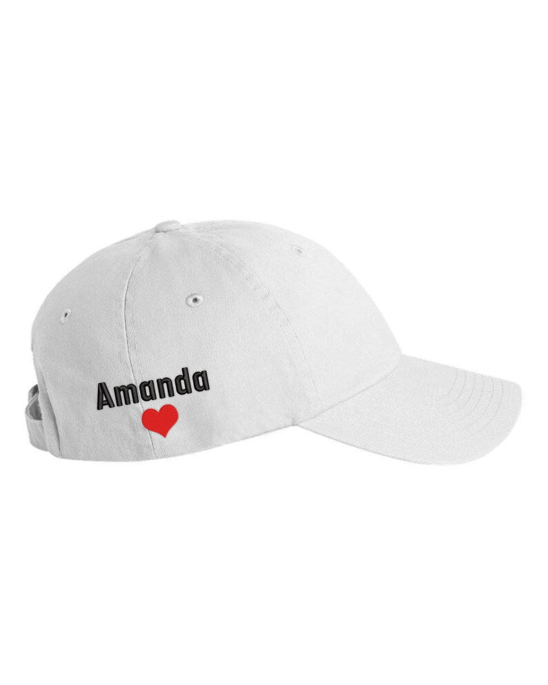 Custom Portrait Embroidered Dad Hat Using Photo Father's Day Gift