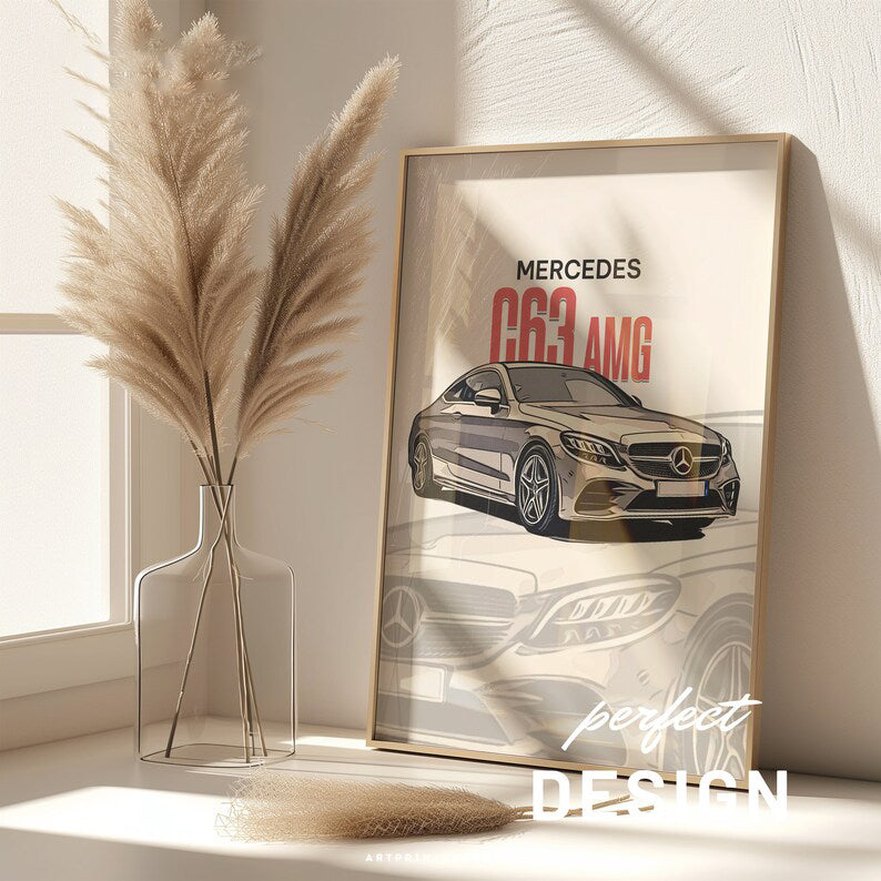 Custom Car Portrait, Gift For Car Lover, Custom Car Car Painting