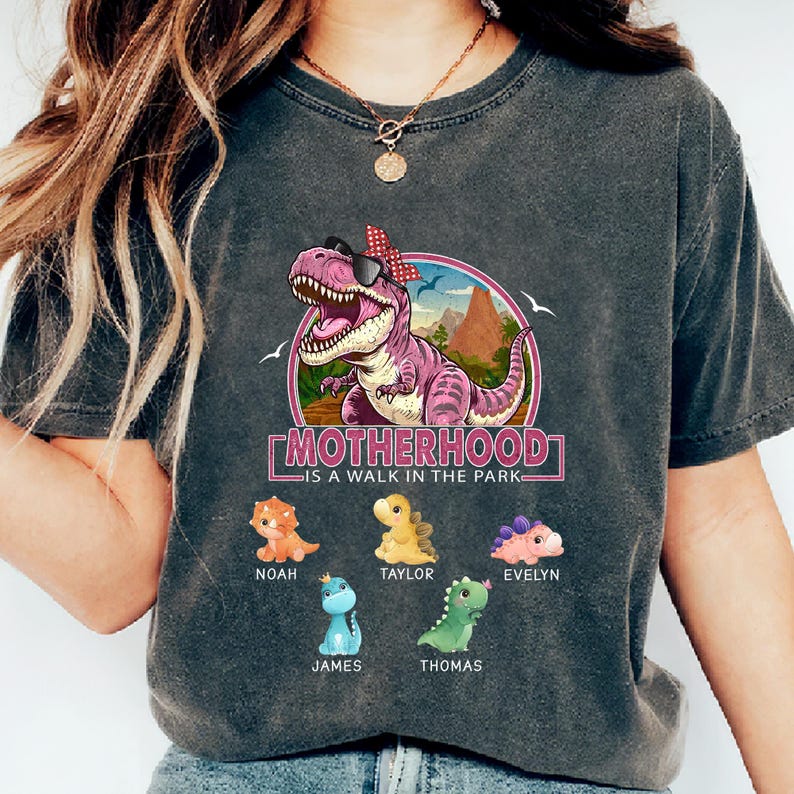 Custom MOTHERHOOD IS A WALK IN THE PARK Mom Sweatshirt