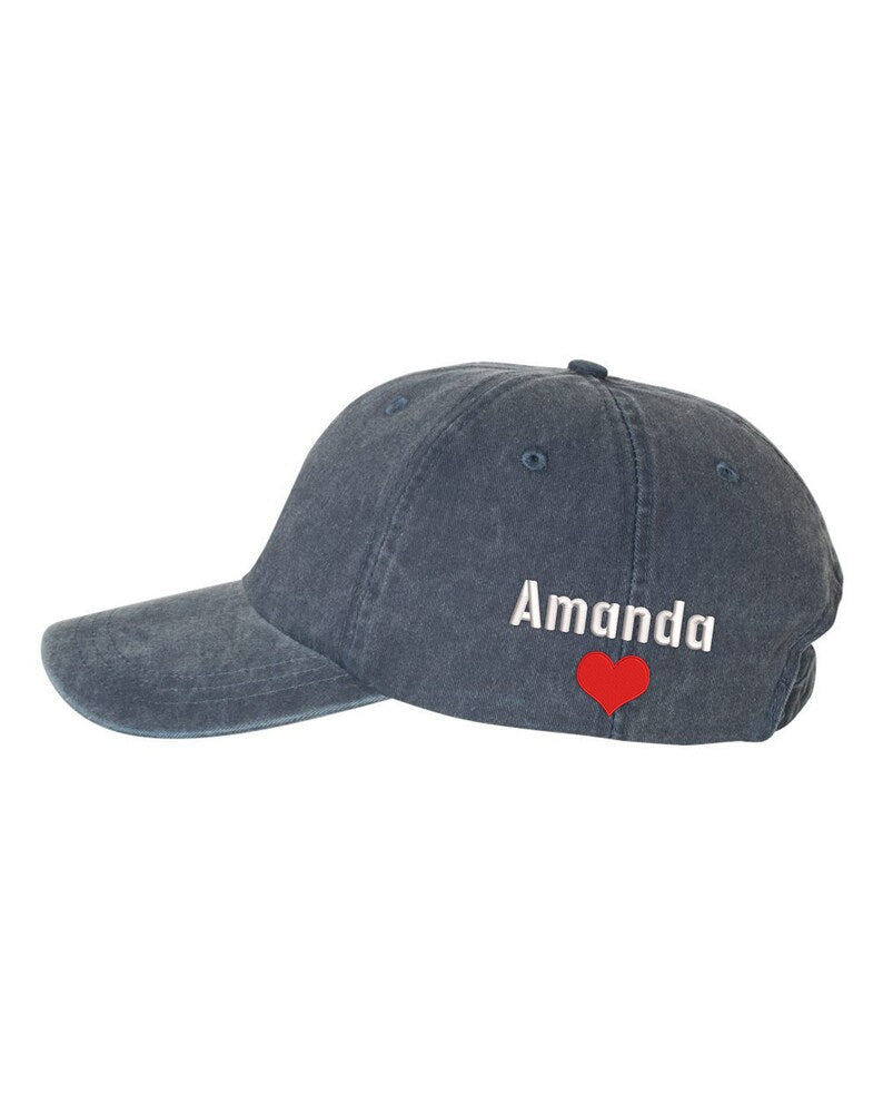 Custom Portrait Embroidered Dad Hat Using Photo Father's Day Gift