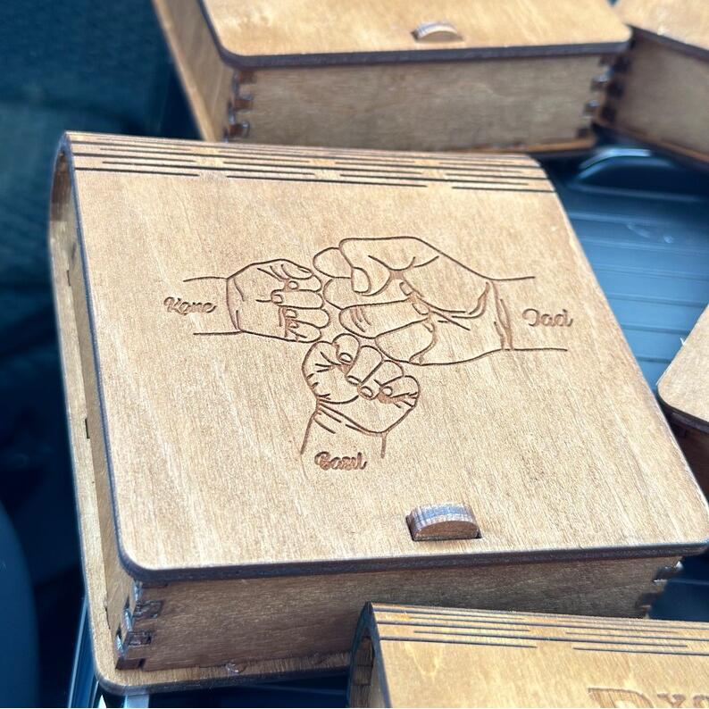 Custom Gift Box For Dad, Car Oil Diffuser, Fathers Day Gift