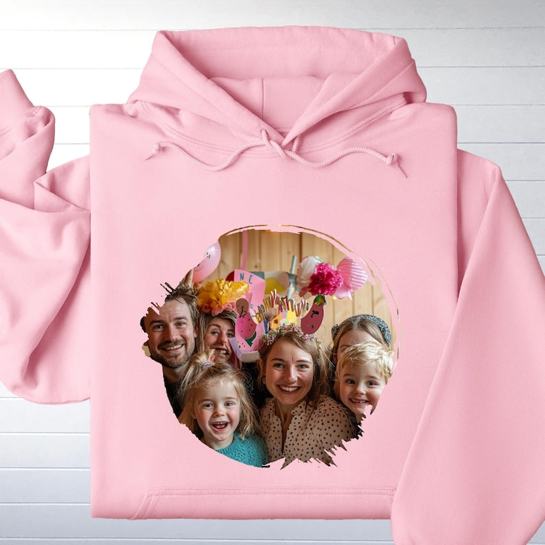 Personalized Family Photo Printing Sweatshirt