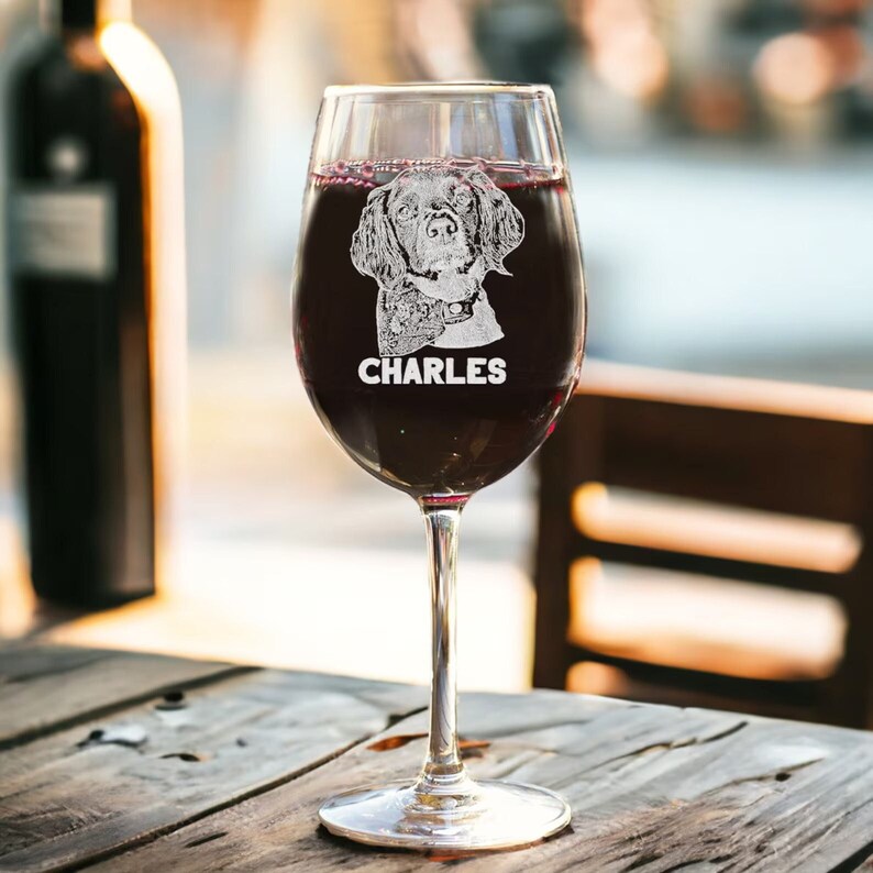 Custom Picture Wine Glass Gift For Mom - Create A Unique Mother's Day Gift With Your Photo