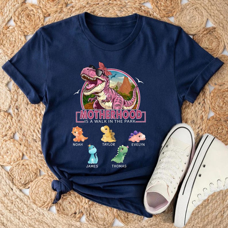 Custom MOTHERHOOD IS A WALK IN THE PARK Mom Sweatshirt