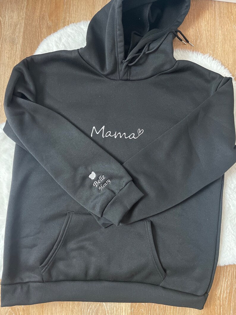 Custom Embroidered Mama Sweater Mothers Day Gift