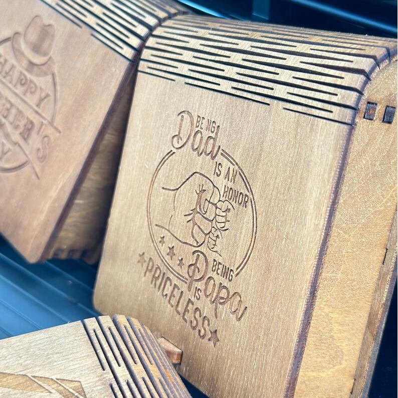 Car Oil Diffuser With Gift Box, Custom Engraving, Best Gift For Dad