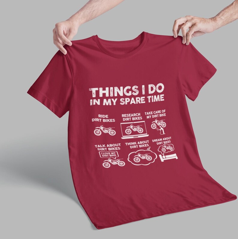 Things I Do in My Spare Time Funny Shirt,  Motorcycle Shirt, Gift for Biker