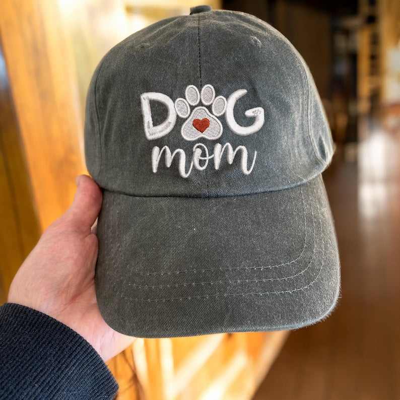Custom DOG MOM Embroidered Mother's Day Gift