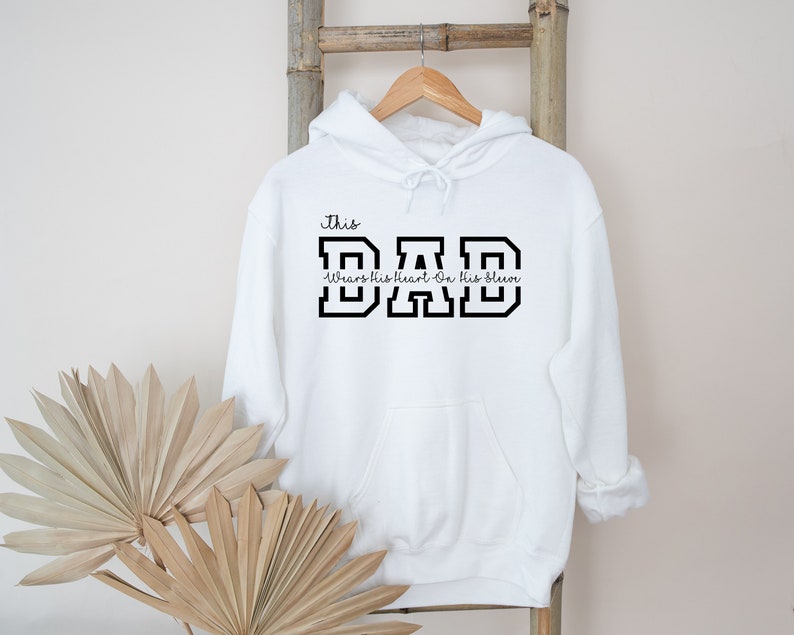 Personalized Dad Long Sleeve Hoodie, Custom Dad Hoodie With Kids Names, Gift for Dad