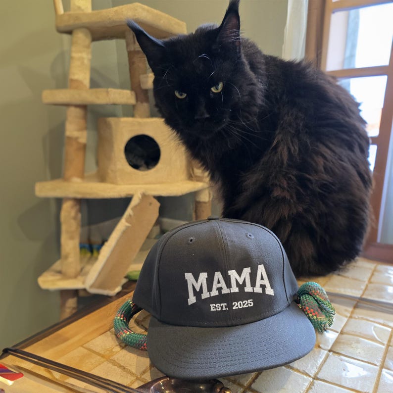 Custom Est Year Embroidered Hat Gift For Mom