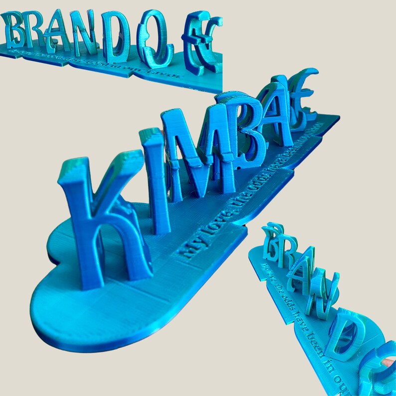 Flip Text Names-Custom 3D Personalized Name