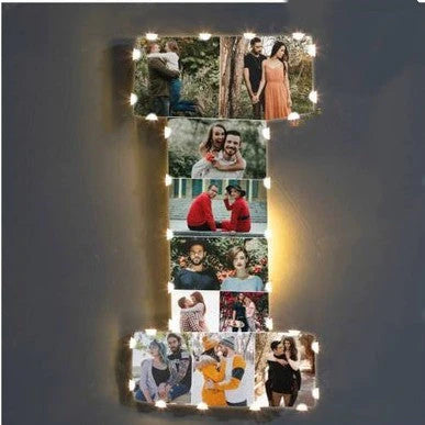 ✨Personalized Letter Photo Collage Lamp Letter V