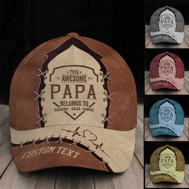 Custom this awesome papa belongs to Classic Cap