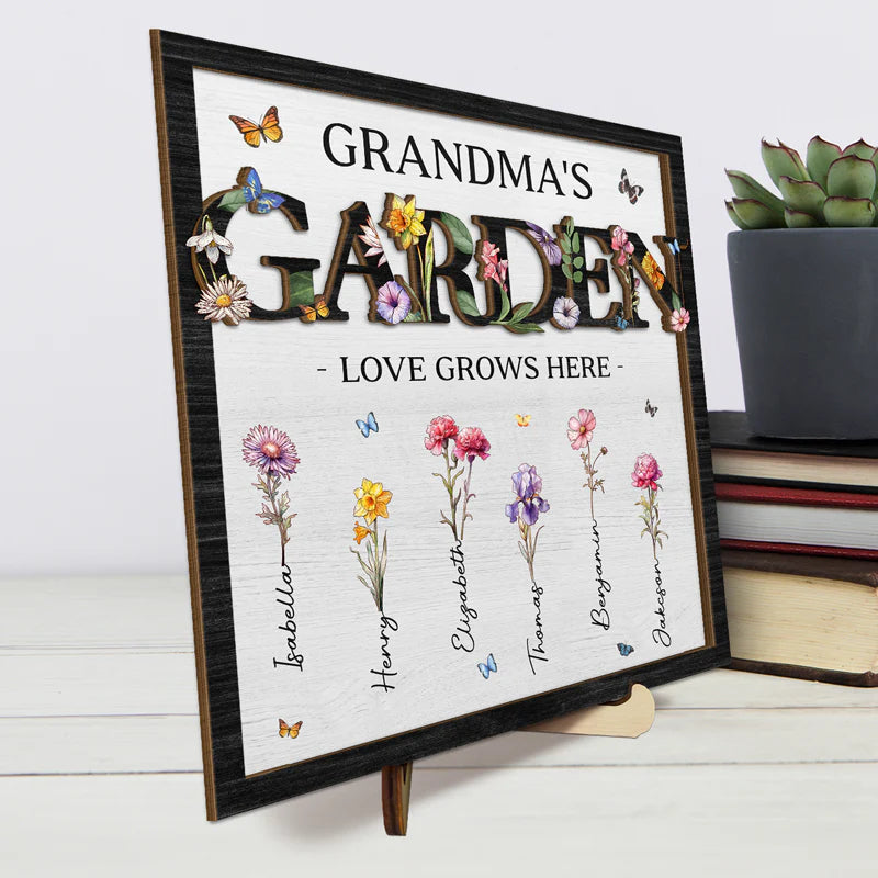 We Are Connected With One Another - Family Personalized Custom 2-Layered Wooden Plaque - Mother's Day Gift
