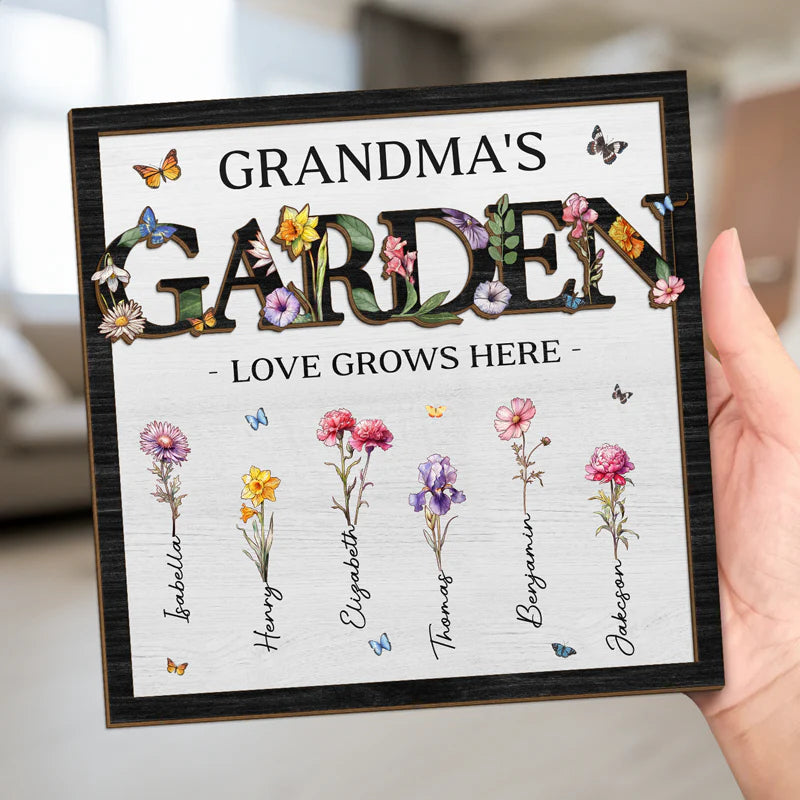 We Are Connected With One Another - Family Personalized Custom 2-Layered Wooden Plaque - Mother's Day Gift