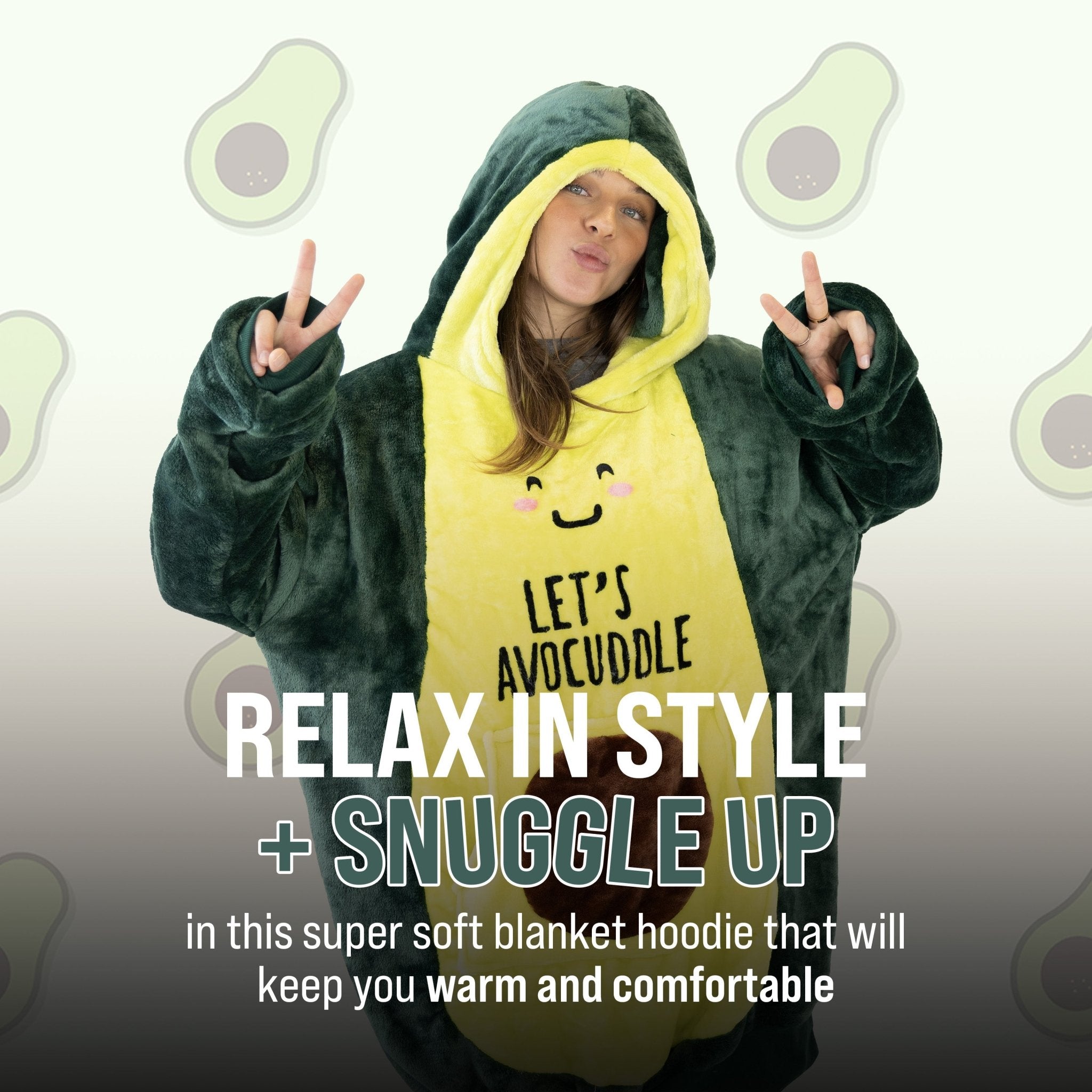 Avocado Snugible | Blanket Hoodie & Pillow