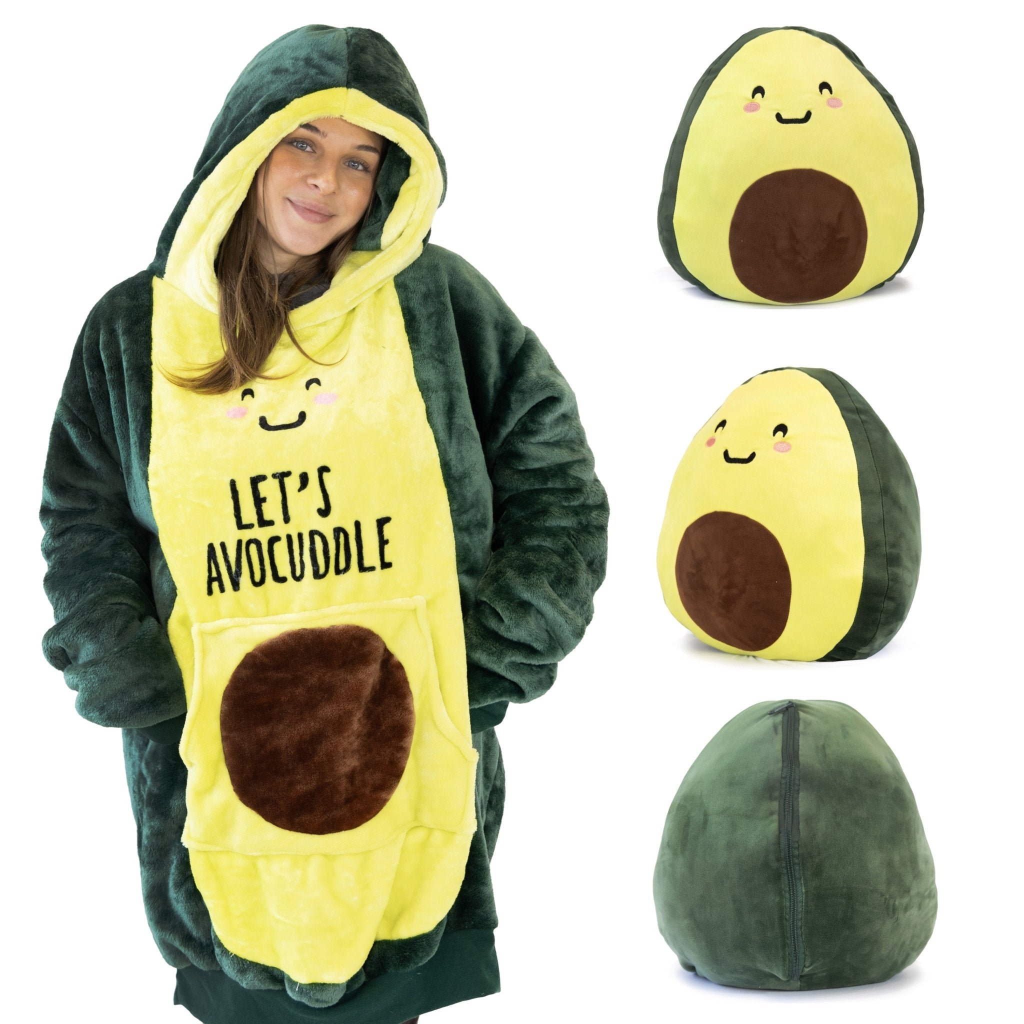 Avocado Snugible | Blanket Hoodie & Pillow