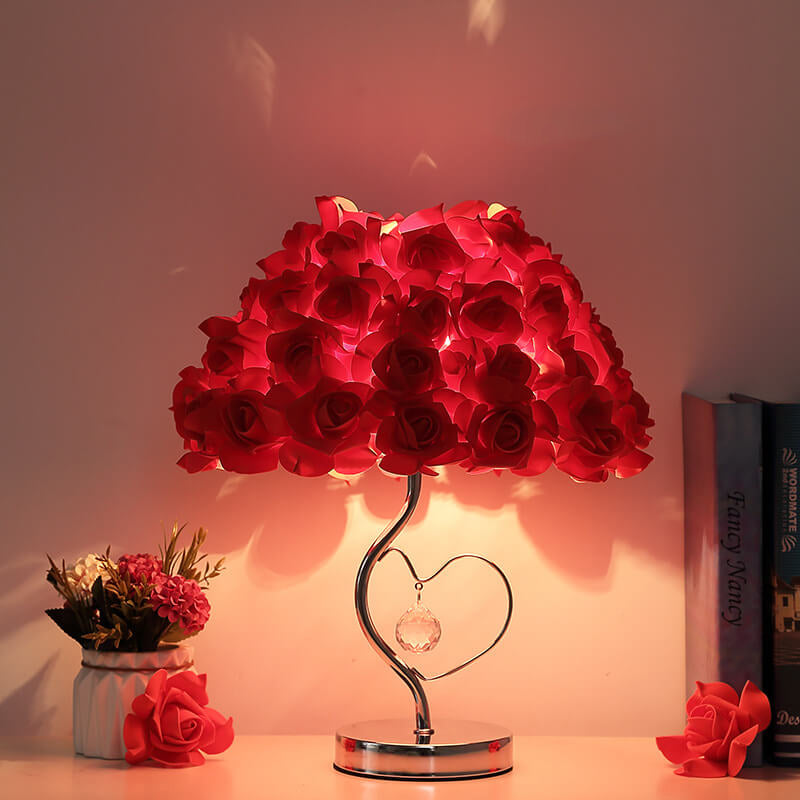 Custom Rose Bouquet Lamp Night Light Decoration for Home Valentine's Day Wedding