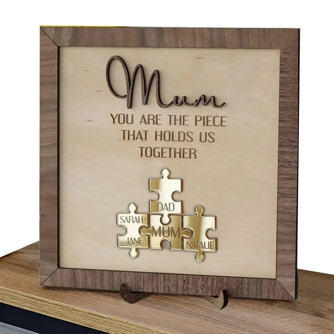 Wonderful personalized Wooden Puzzle Sign