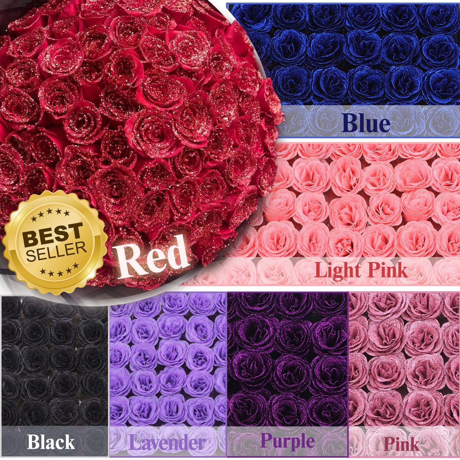 💕Glitter Rose Bouquet💕 - Best Gifts to Lover