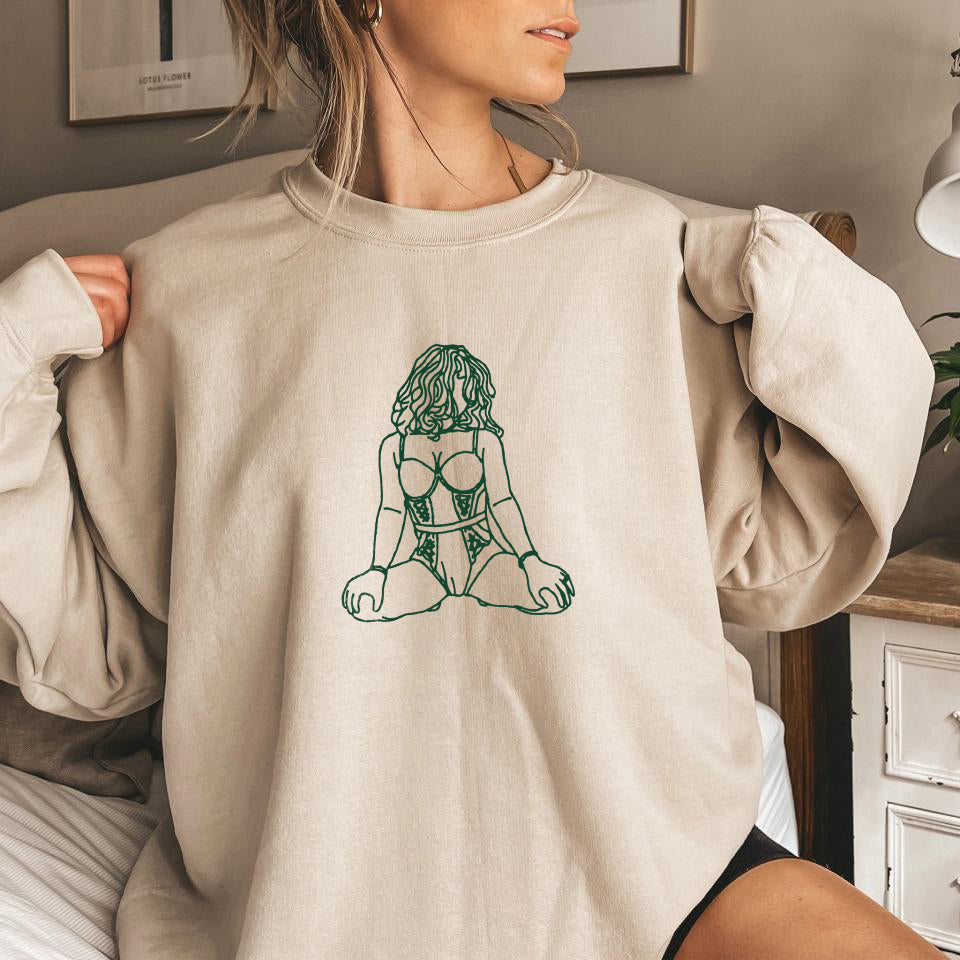 Spicy Custom embroidered Hoodie-Romantic Anniversary Keepsake Gift🍑