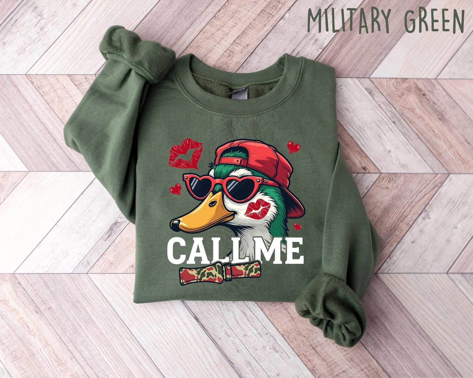 Custom Call Me Duck Valentine Shirt