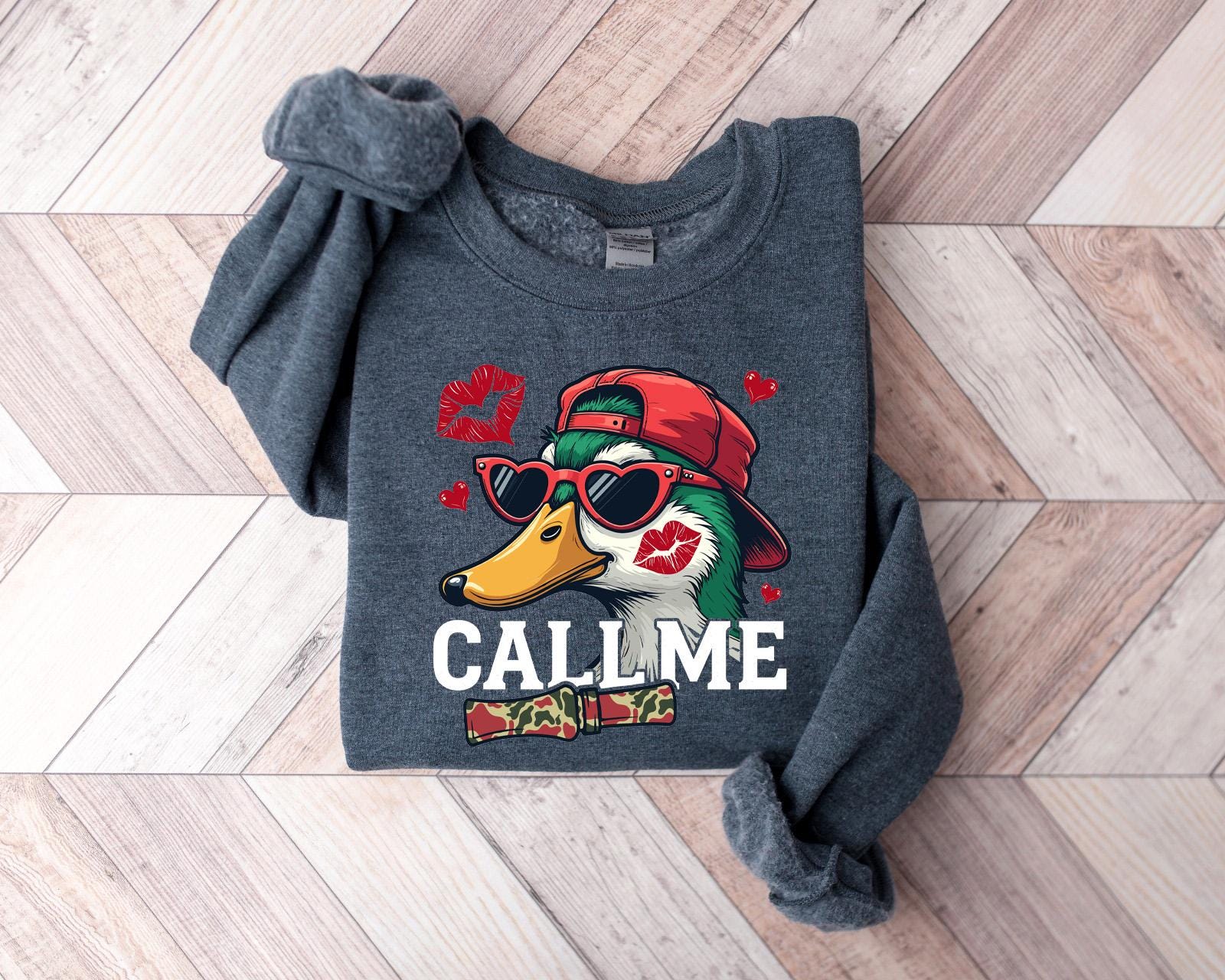 Custom Call Me Duck Valentine Shirt