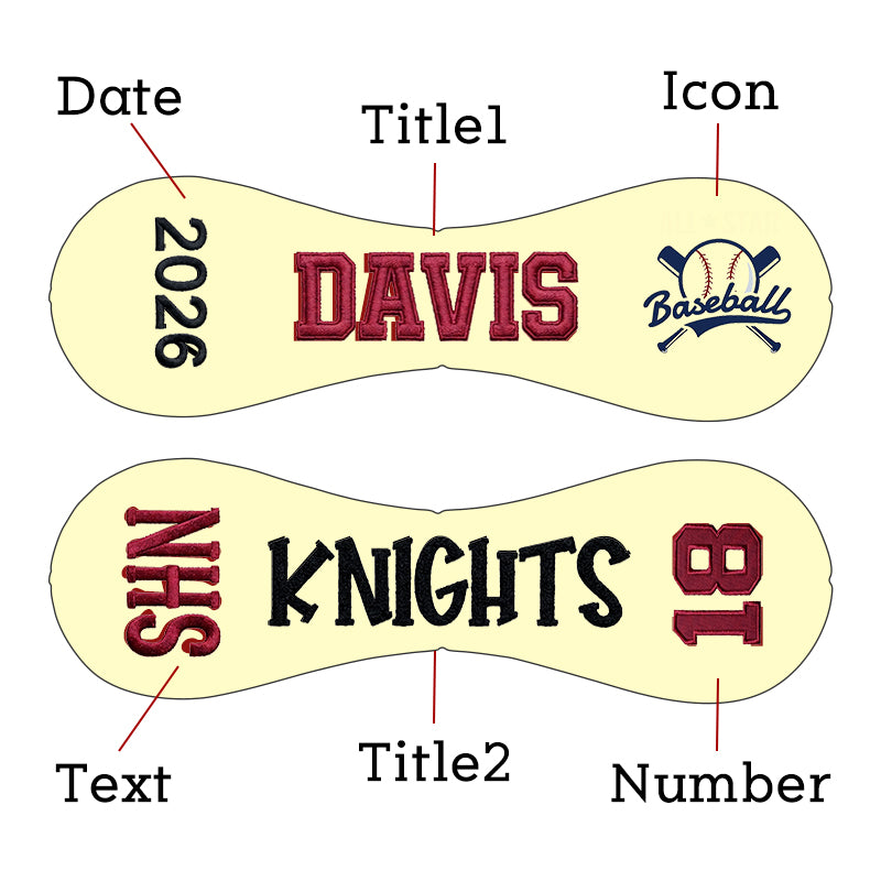 Custom Embroidered Baseball Gift | Personalized Softball for Kids, Dad, Sports Fans on Father’s Day