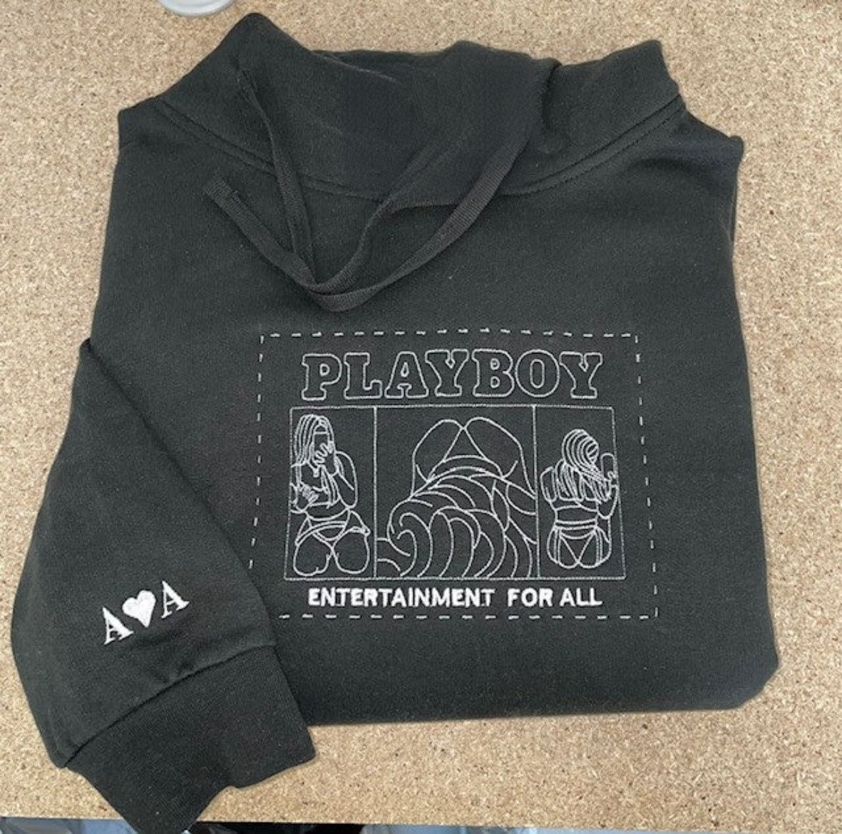 Spicy Custom embroidered Hoodie-Romantic Anniversary Keepsake Gift🍑