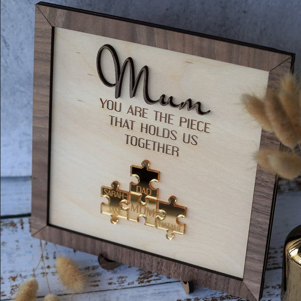 Wonderful personalized Wooden Puzzle Sign