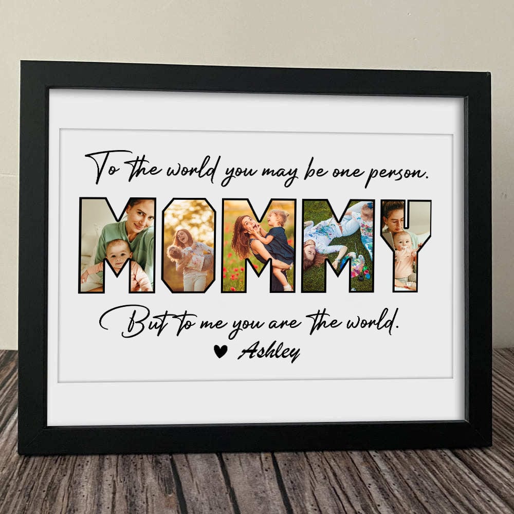 Custom Photo Happy Mother's Day To Mom Picture Frame