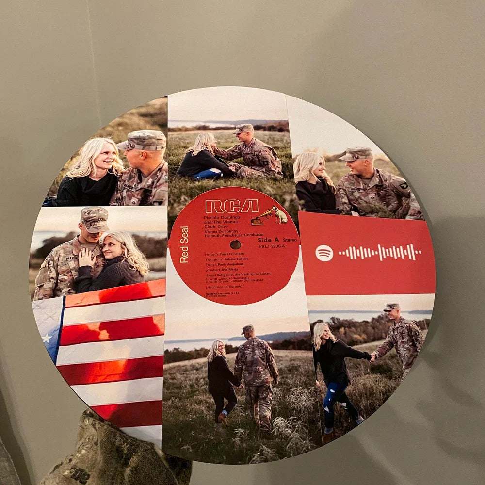 ⭐️Custom Vinyl Record Photo Collage