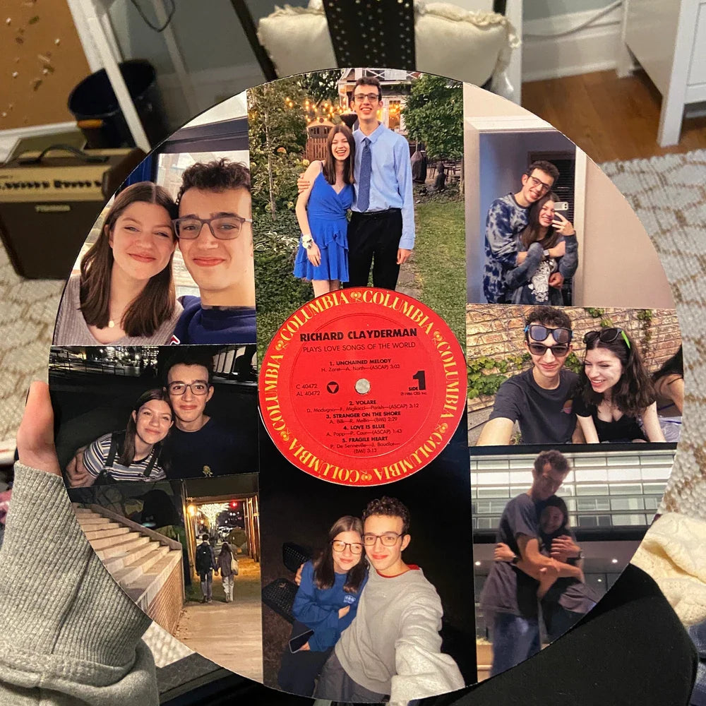 ⭐️Custom Vinyl Record Photo Collage
