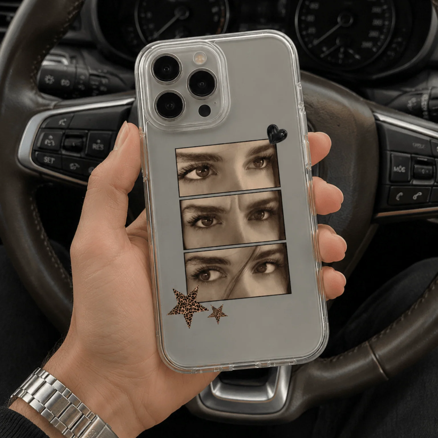 Custom Eye Collage Phone Cases – Personalized Boyfriend Girlfriend Gift, Fits All Smartphone Models