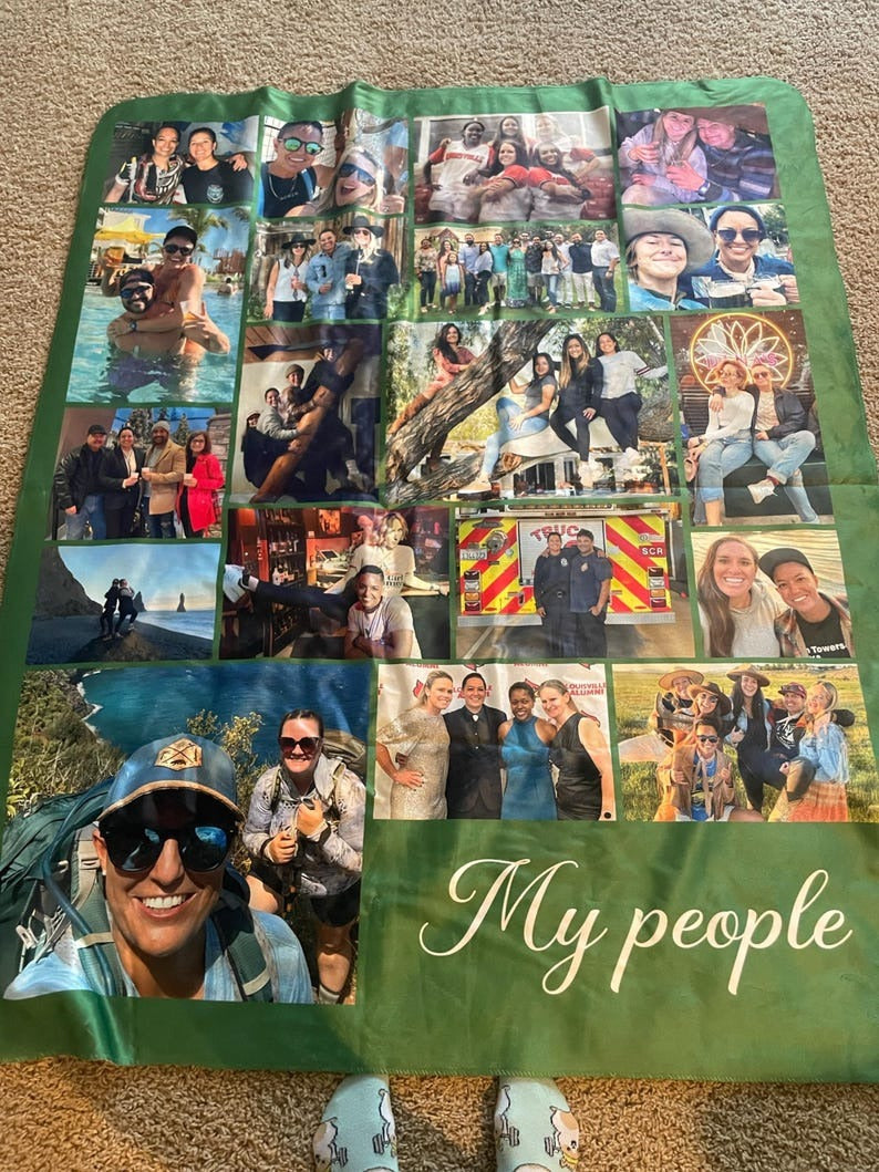 Custom Text & Photo Couple Blanket – The Ultimate Romantic Gift for Anniversaries, Weddings, and Valentine’s Day