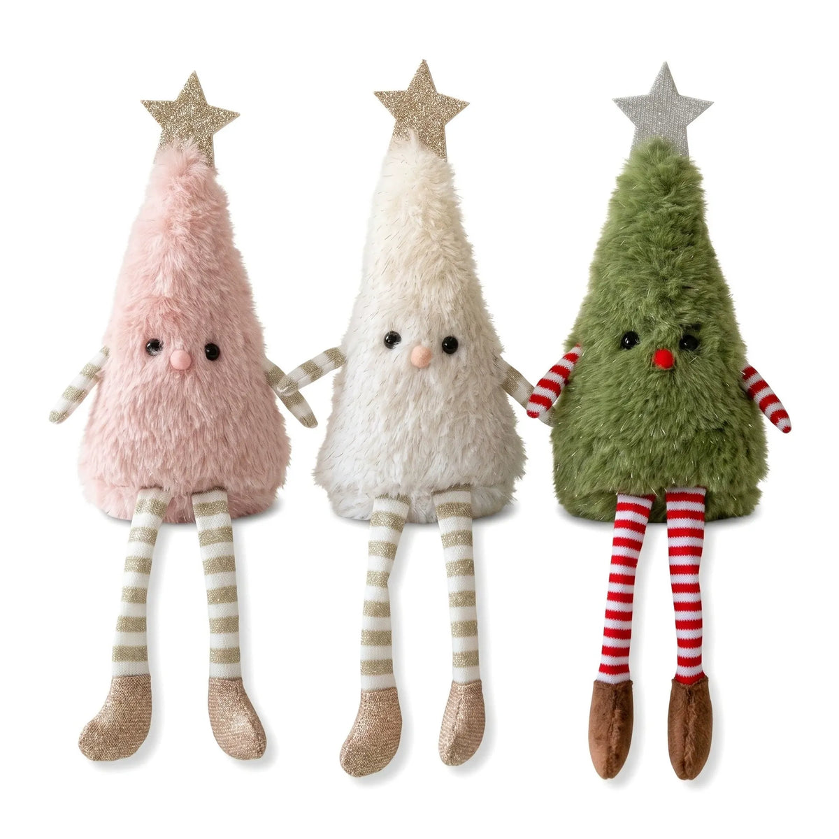 Cute Plush Christmas Tree Plushie — Soft Holiday Décor Doll, Festive Home & Party Ornament