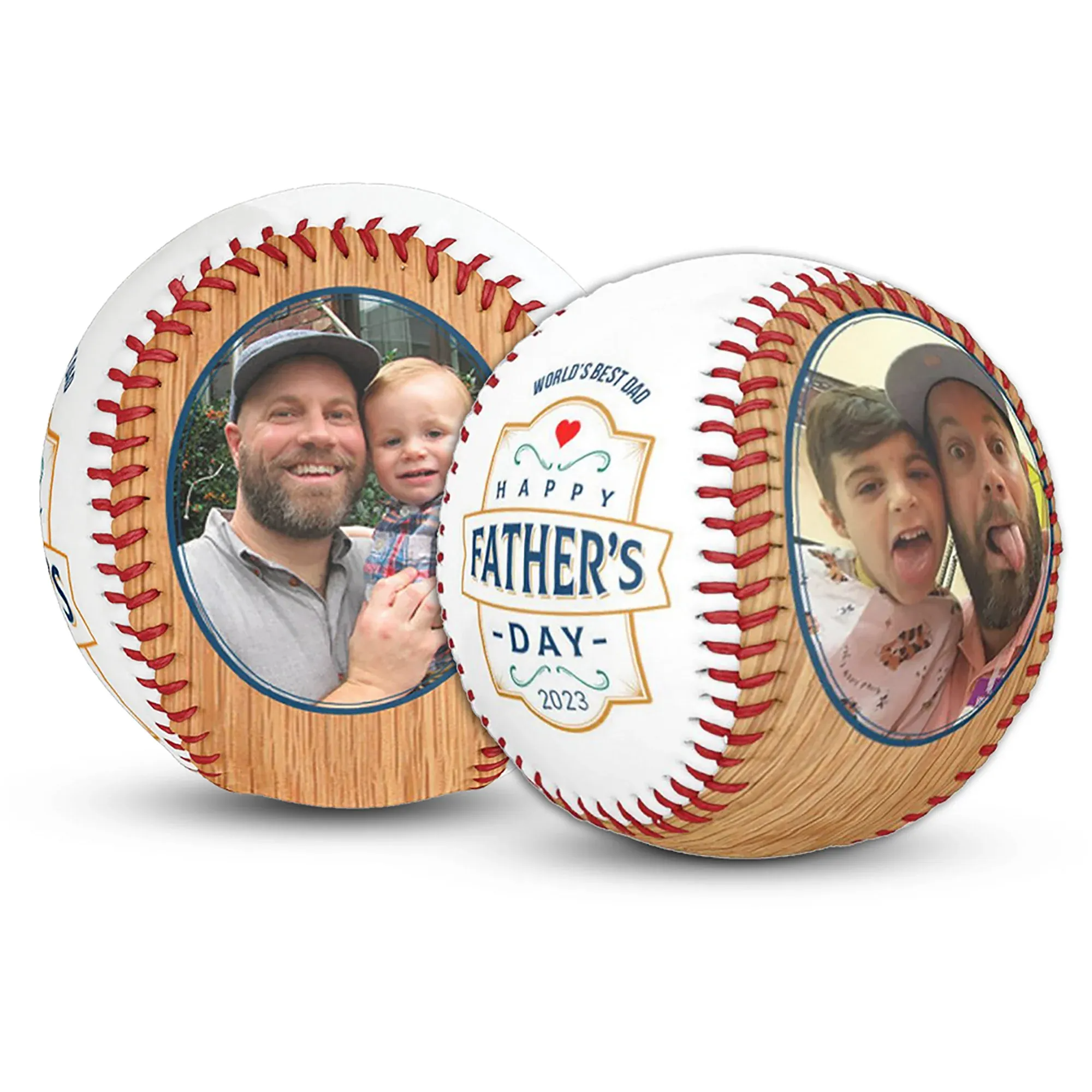 Personalized Photo Baseball - Father's Day Baseball Gifts for Baseball Lovers