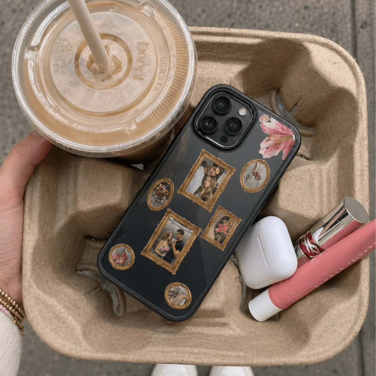 Custom Couple Photo Phone Case – 8 Romantic Designs, Personalized Boyfriend Girlfriend Gift, Fits All Smartphone Models