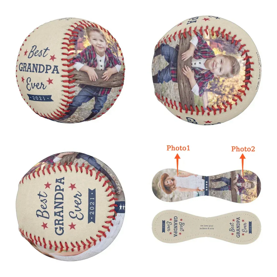 Personalized Photo Baseball - Father's Day Baseball Gifts for Baseball Lovers