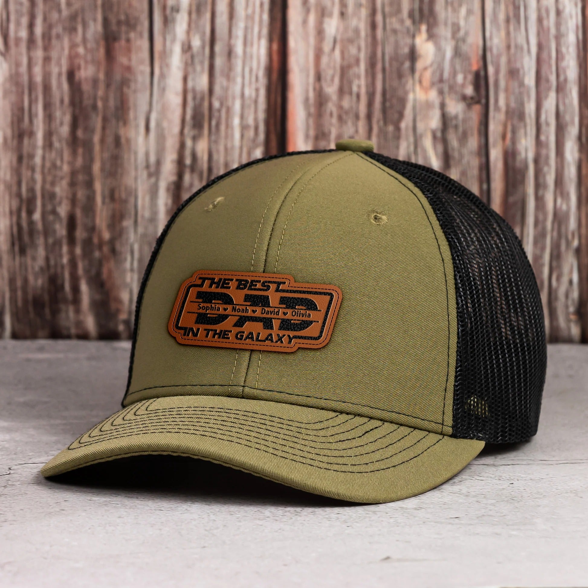 The Best Dad In The Galaxy - Personalized Cap-Father's Day Gift