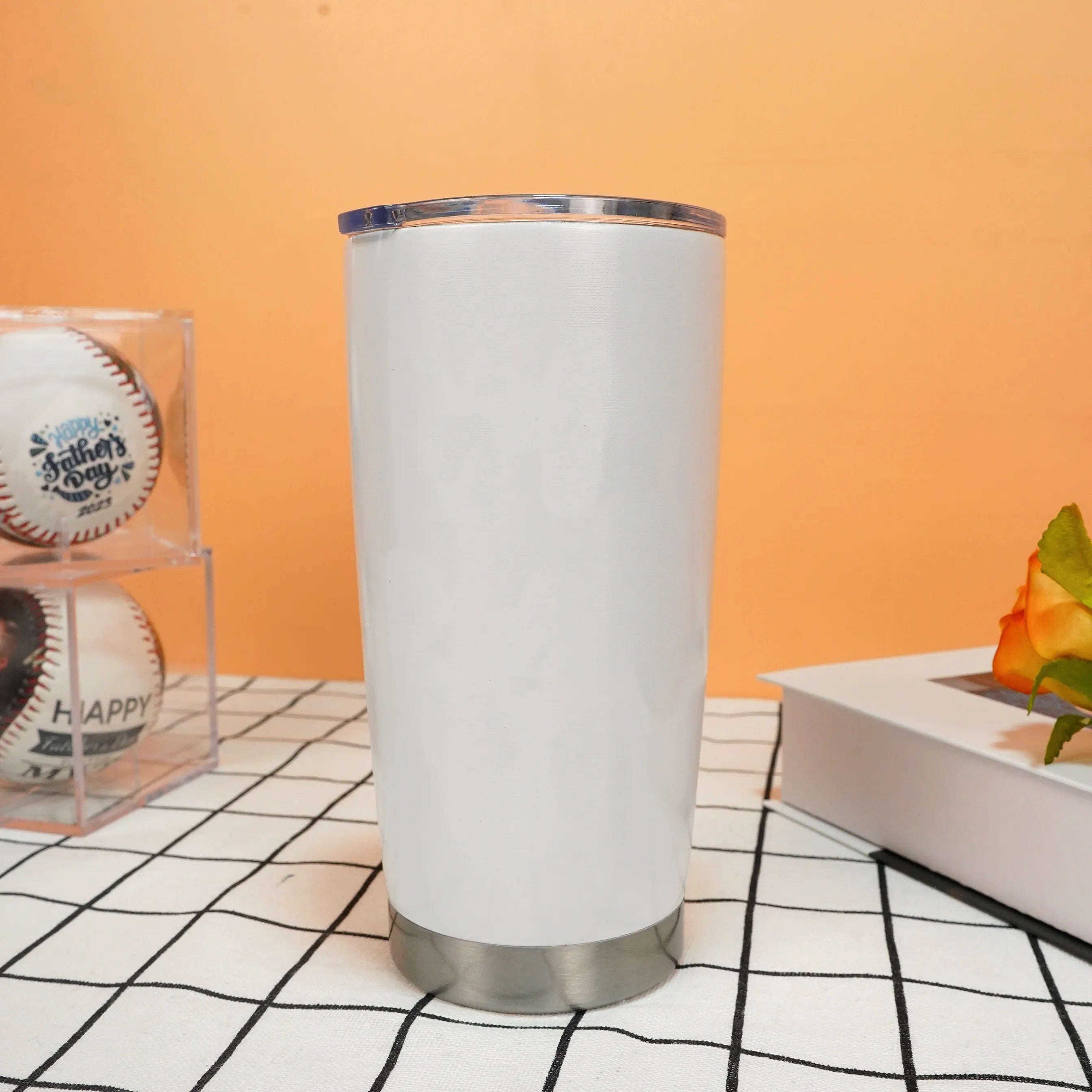 Butterfly Birth Flower Family Bouquet Custom Stainless Steel Tumbler