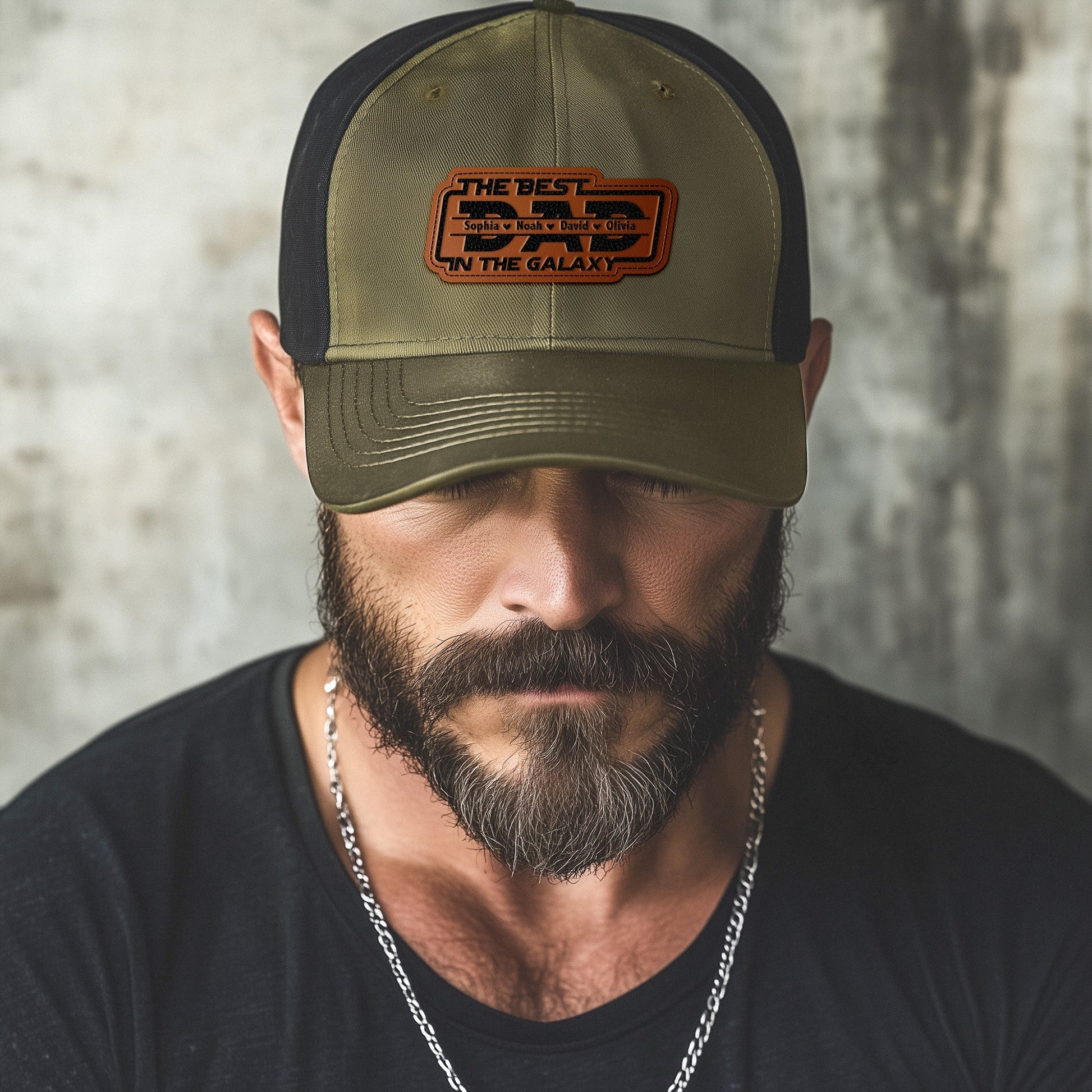The Best Dad In The Galaxy - Personalized Cap-Father's Day Gift